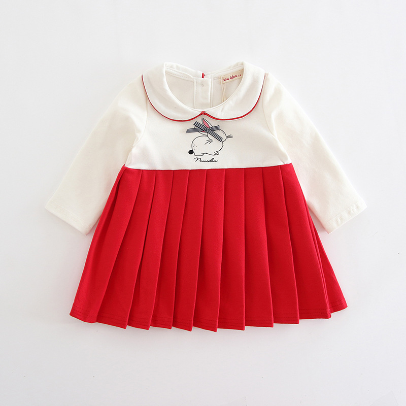 2021 New Autumn Preppy Style Rabbit Pattern Infant Kids Pleated Christmas Es for Baby Girls Clothing 0-2t 2581, Red
2021 New Autumn Preppy Style Rabbit Pattern Infant Kids Pleated Christmas Es for Baby Girls Clothing 0-2t 2581, Red