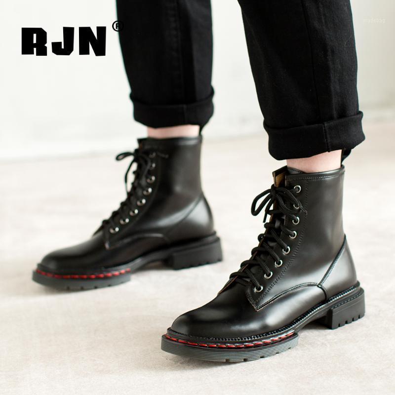 RJN Genuine Leather Women Boots British Style Autumn Fashion Ankle Boots Outdoor Casual Comfortable Women's RO1321, Black
RJN Genuine Leather Women Boots British Style Autumn Fashion Ankle Boots Outdoor Casual Comfortable Women's RO1321, Black