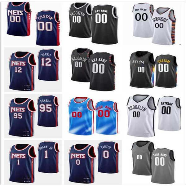 75th Custom Men Women Youth Brooklyn's Nets's 12 Joe Harris 95 DeAndre' Bembry 1 Bruce Brown 0 Jevon Carter Basketball Jerseys
75th Custom Men Women Youth Brooklyn's Nets's 12 Joe Harris 95 DeAndre' Bembry 1 Bruce Brown 0 Jevon Carter Basketball Jerseys