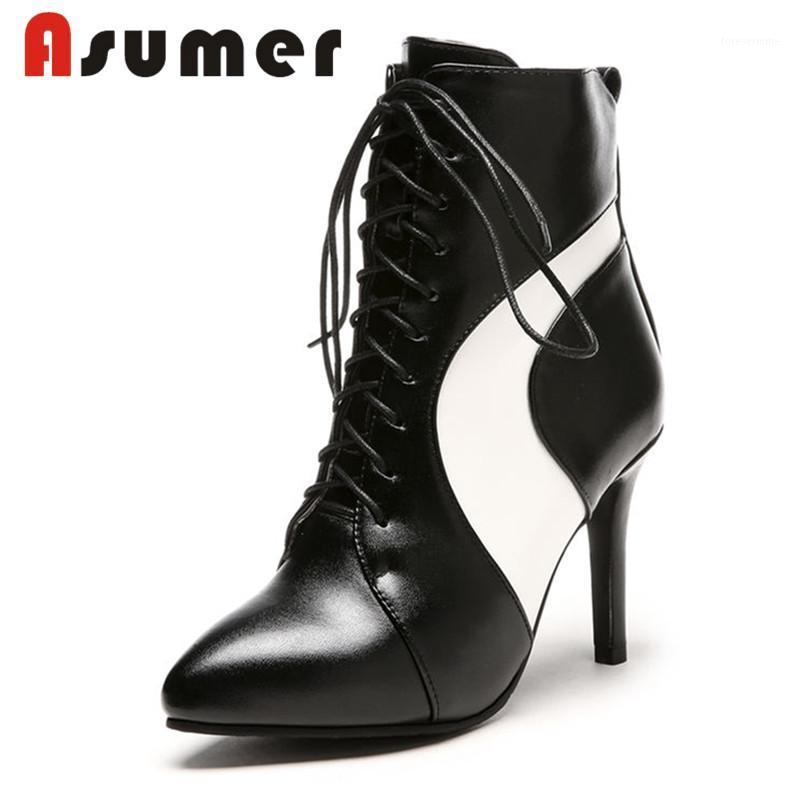 ASUMER 2020 HOT SALE pointed toe thin heels ankle boots for women elegant popular winter boots high quality adult winter1, Black not fur
ASUMER 2020 HOT SALE pointed toe thin heels ankle boots for women elegant popular winter boots high quality adult winter1, Black not fur