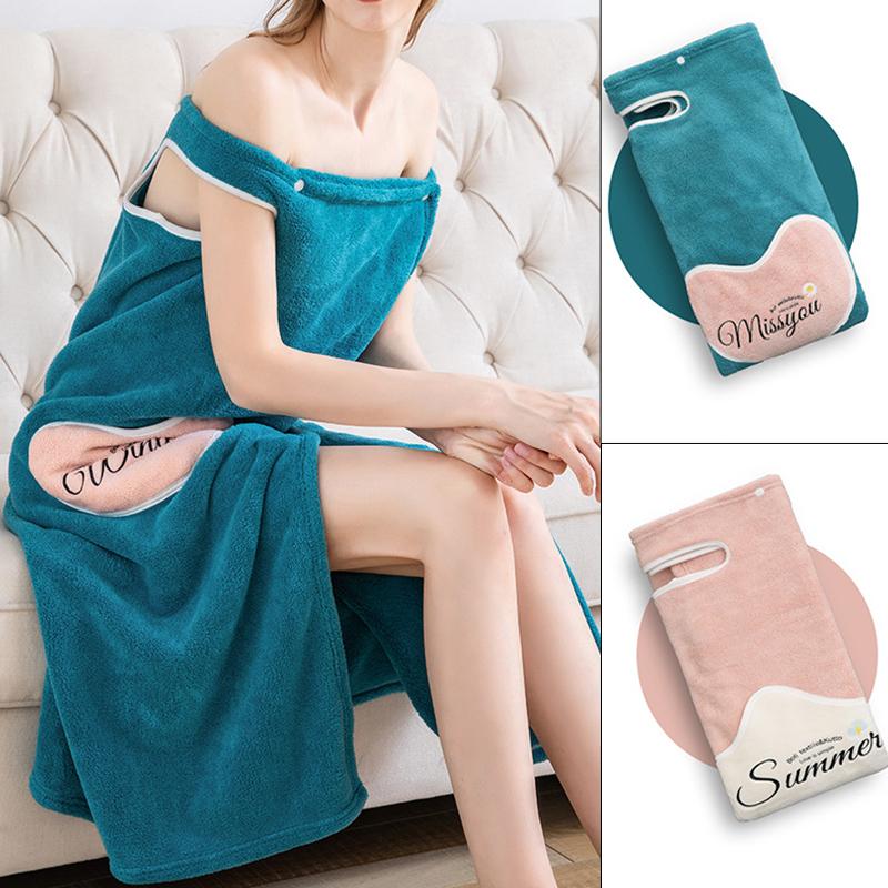 Women Quick Dry Magic Bathing Towel Spa Bathrobes Wash Clothing Sexy Wearable Microfiber Beach Towels Bathrooms Kitchen Towel, Bl
Women Quick Dry Magic Bathing Towel Spa Bathrobes Wash Clothing Sexy Wearable Microfiber Beach Towels Bathrooms Kitchen Towel, Bl