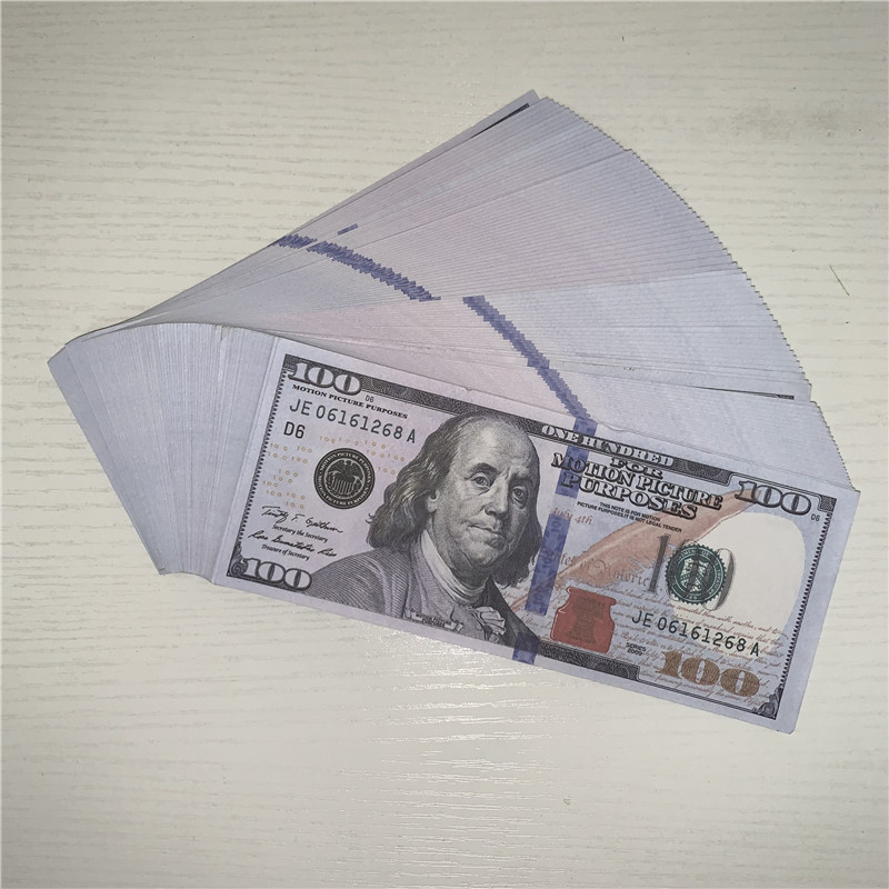 100hot-selling simulation banknotes fake money US dollar spoof game practice banknote counting token factory direct sales
100hot-selling simulation banknotes fake money US dollar spoof game practice banknote counting token factory direct sales