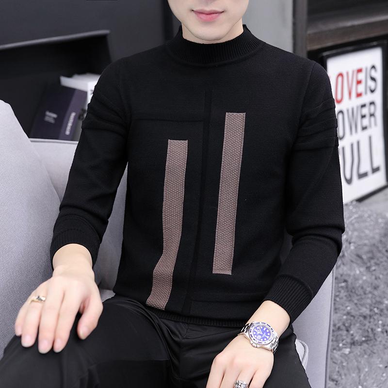 2021 autumn and winter new sweater male youth casual handsome Korean half high neck sweater thin student, White;black
2021 autumn and winter new sweater male youth casual handsome Korean half high neck sweater thin student, White;black