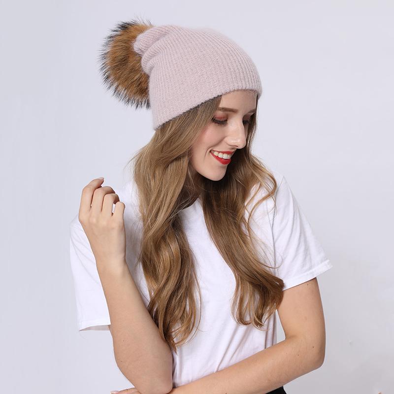 Autumn Winter Women Casual Warm Plush Solid Knitted Angora Skullies Beanie Fur Pom Hat Gorros Female Bonnet MJF-BH-06
Autumn Winter Women Casual Warm Plush Solid Knitted Angora Skullies Beanie Fur Pom Hat Gorros Female Bonnet MJF-BH-06