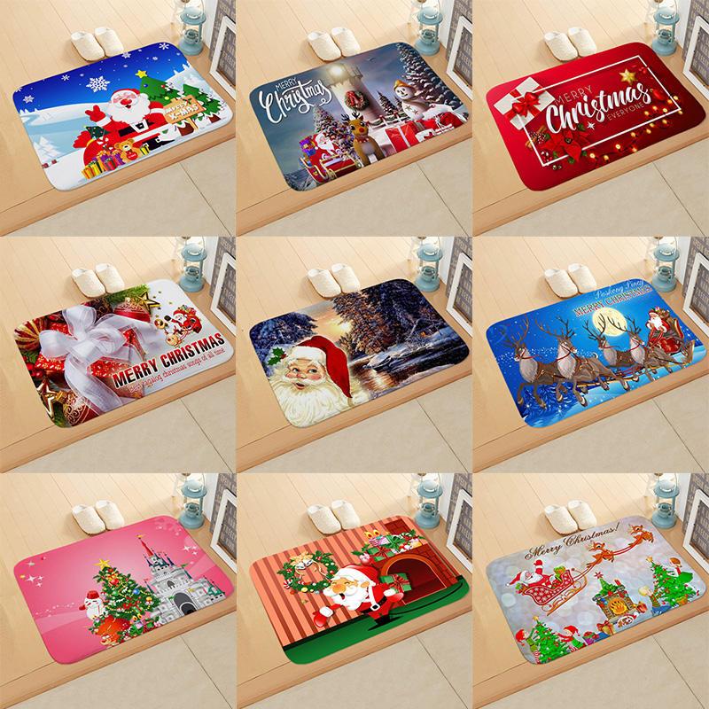 Merry Christmas Decoration Doormat Santa Claus Printing Flannel Floor Mat Non-slip Mat Christmas Home Decoration Door 1PC, 10
Merry Christmas Decoration Doormat Santa Claus Printing Flannel Floor Mat Non-slip Mat Christmas Home Decoration Door 1PC, 10