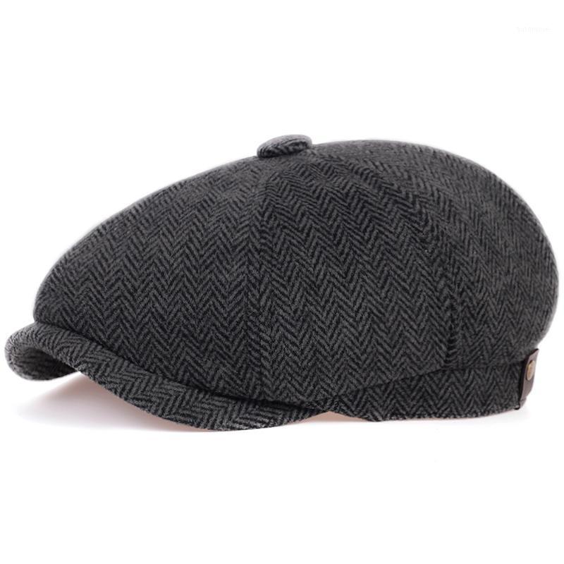 new Autumn Winter Cap Hat Thick Warm Men Beret Cap Male Vintage Wool Beret Hat Dad Grandfather Ivy Octagonal Newsboy Flat1, Dark grey
new Autumn Winter Cap Hat Thick Warm Men Beret Cap Male Vintage Wool Beret Hat Dad Grandfather Ivy Octagonal Newsboy Flat1, Dark grey