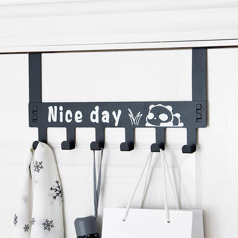 Cut iron Free drilling Over Door Hook for hanging coat hanger Hat bag Holder rack kitchen Organizer home decor1
Cut iron Free drilling Over Door Hook for hanging coat hanger Hat bag Holder rack kitchen Organizer home decor1