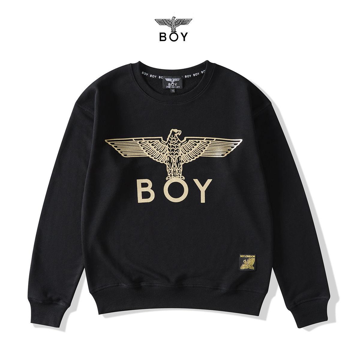 European and American new fashion brand hot stamping round neck sweater men and women cotton lovers casual loose long sleeve coat, Black
European and American new fashion brand hot stamping round neck sweater men and women cotton lovers casual loose long sleeve coat, Black