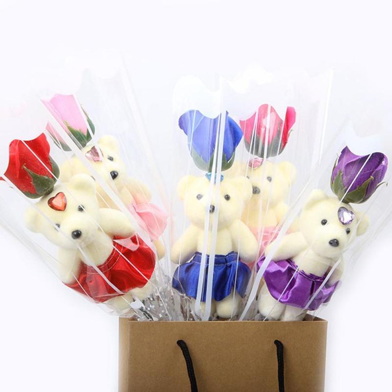 1pcs Scented Bath Soap Rose Bear Soap Flower Petal With Gift Box For Valentines Wedding Valentines Day Mothers Day Teacher's, Pink
1pcs Scented Bath Soap Rose Bear Soap Flower Petal With Gift Box For Valentines Wedding Valentines Day Mothers Day Teacher's, Pink
