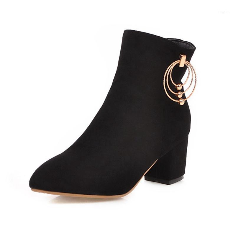 QPLYXCO Boots Women Autumn winter warm fur Ankle Boots square high Heel Zipper Female wedding Shoes Botas Mujer size 31-45 3311, Yellow without fur
QPLYXCO Boots Women Autumn winter warm fur Ankle Boots square high Heel Zipper Female wedding Shoes Botas Mujer size 31-45 3311, Yellow without fur