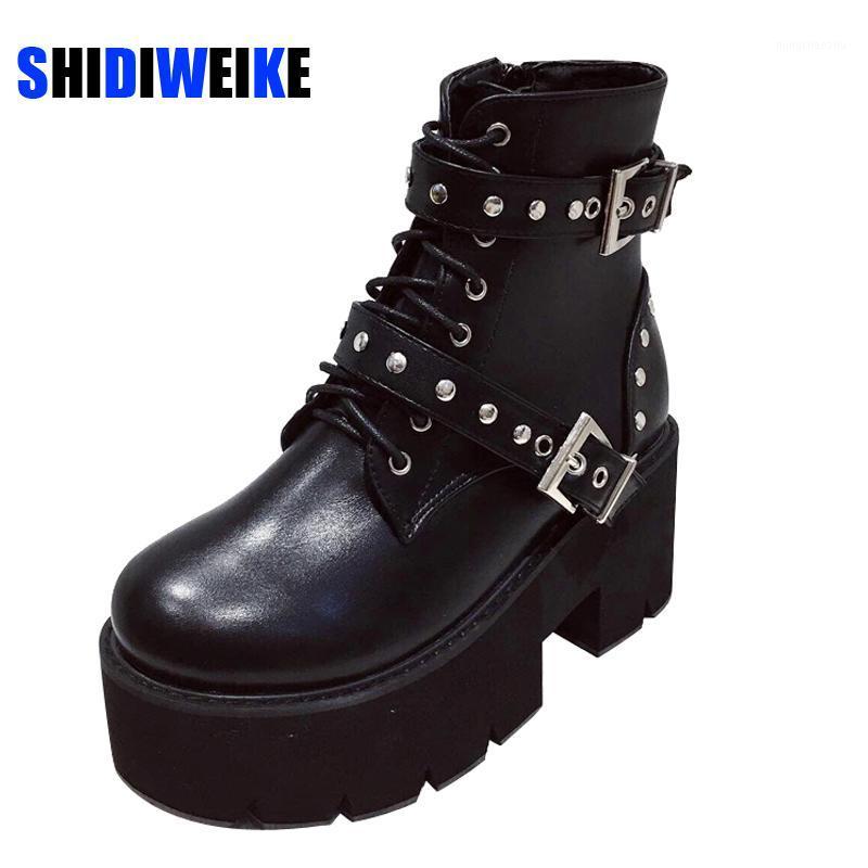 women low heel boots Winter Motorcycle Boots black studded Gothic Punk Low Heel ankle Boot Women snow winter Shoes AB9921
women low heel boots Winter Motorcycle Boots black studded Gothic Punk Low Heel ankle Boot Women snow winter Shoes AB9921