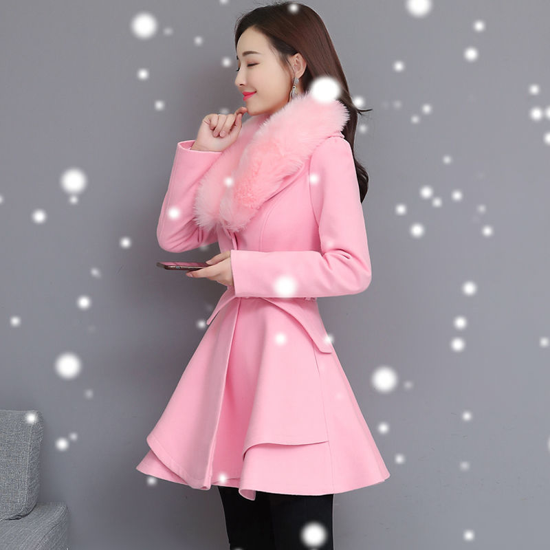 Female fashion 2020 Autumn and winter long women's clothing thin girl jacket outerwear, Red.
Female fashion 2020 Autumn and winter long women's clothing thin girl jacket outerwear, Red.