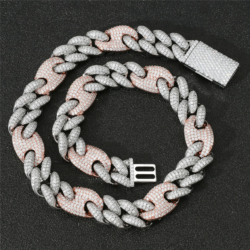 Europe and America Hot Men Women Necklaces 20mm 18/20inch Bling CZ Cuban Chain Necklace Bracelet Nice Gift for Friend
Europe and America Hot Men Women Necklaces 20mm 18/20inch Bling CZ Cuban Chain Necklace Bracelet Nice Gift for Friend