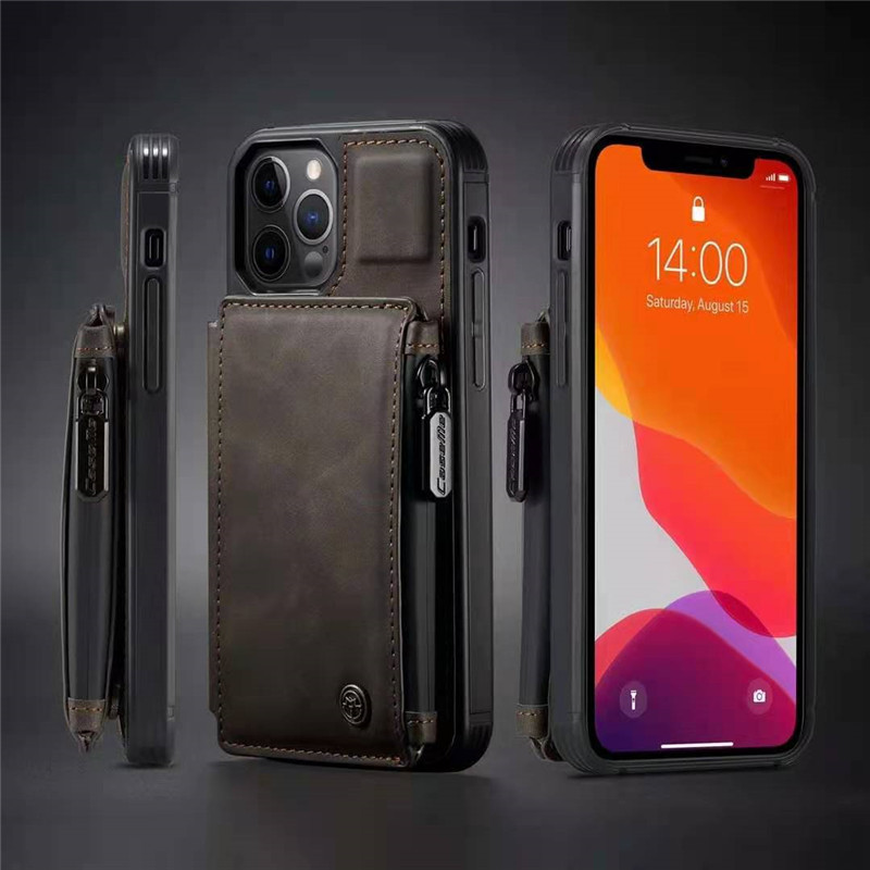 Multifunctional Leather Wallet RFID Card Cases Phone Case for iPhone 13 12 11 Pro Xr X Xs Max 8 7 6S Plus Samsung S21 S20 Note20 Ultra DHL, Coffee
Multifunctional Leather Wallet RFID Card Cases Phone Case for iPhone 13 12 11 Pro Xr X Xs Max 8 7 6S Plus Samsung S21 S20 Note20 Ultra DHL, Coffee
