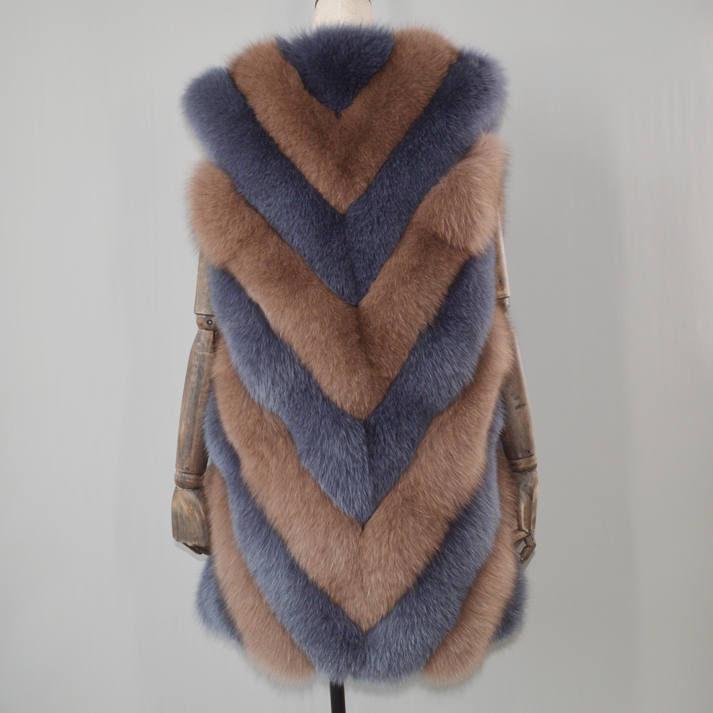 100% natural vest real winter quality skin without sleeves genuine fox jacket leather, S.s.124kdark gray 124
100% natural vest real winter quality skin without sleeves genuine fox jacket leather, S.s.124kdark gray 124