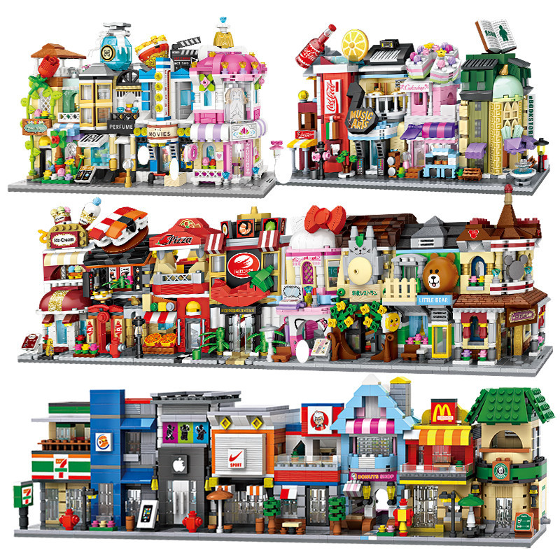 LOZ Mini Street View City Building Blocks DIY Assembly Educational Bricks 3D Architecture Model Store Shop Kids Gift Xmas Toys Q1217
LOZ Mini Street View City Building Blocks DIY Assembly Educational Bricks 3D Architecture Model Store Shop Kids Gift Xmas Toys Q1217