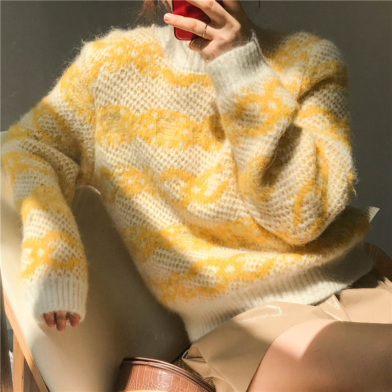 2021 Autumn New Women's Fashion Thick Nightgown Short Vintage Warm Kawaii Sweater Tops MQZ0, White
2021 Autumn New Women's Fashion Thick Nightgown Short Vintage Warm Kawaii Sweater Tops MQZ0, White