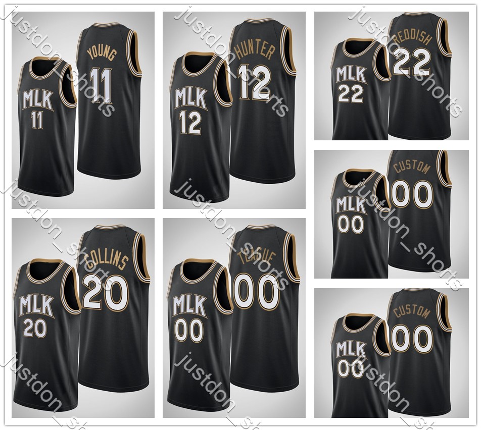 Youth Trae Young 11 De'Andre Hunter 12 Reddish 22 Collins 20 Teague 00 Hot Press City New Edition Basketball Jerseys Shirts Camisetas, Black;red
Youth Trae Young 11 De'Andre Hunter 12 Reddish 22 Collins 20 Teague 00 Hot Press City New Edition Basketball Jerseys Shirts Camisetas, Black;red
