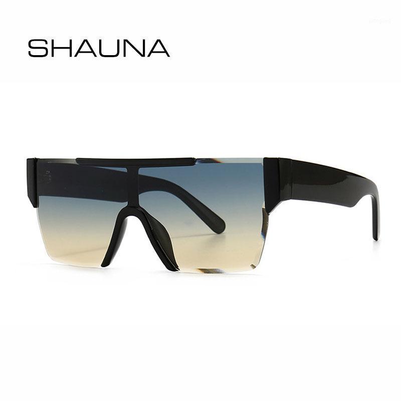 Sunglasses SHAUNA Oversize Flat Top Half Frame Fashion One-Piece Square Gradient Shades UV4001
Sunglasses SHAUNA Oversize Flat Top Half Frame Fashion One-Piece Square Gradient Shades UV4001