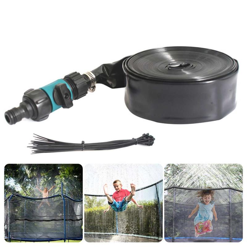 Trampoline Sprinkler Summer Water Sprinkler 8/12/15m Outdoor Garden Water Game Park Accessories Toys for Children, 8m
Trampoline Sprinkler Summer Water Sprinkler 8/12/15m Outdoor Garden Water Game Park Accessories Toys for Children, 8m