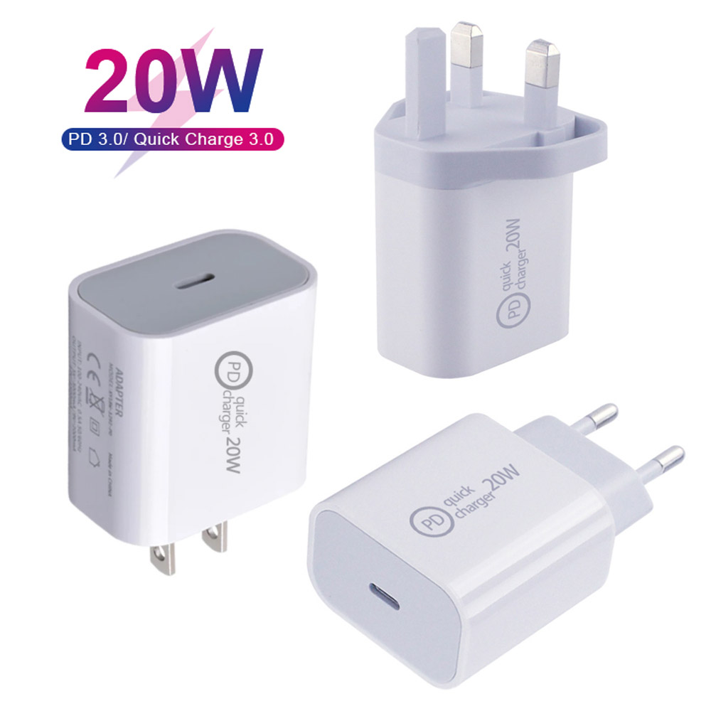 20W PD USB Wall Chargers Power Delivery Quick Charger Adapter TYPE C Plug Fast Charging for iPhone 12 11 Pro max
20W PD USB Wall Chargers Power Delivery Quick Charger Adapter TYPE C Plug Fast Charging for iPhone 12 11 Pro max