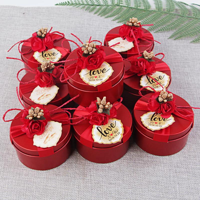 Valentine'S Day Wedding Party Favor Gift Box Round Candy Chocolate Box Party Home Decoration
Valentine'S Day Wedding Party Favor Gift Box Round Candy Chocolate Box Party Home Decoration