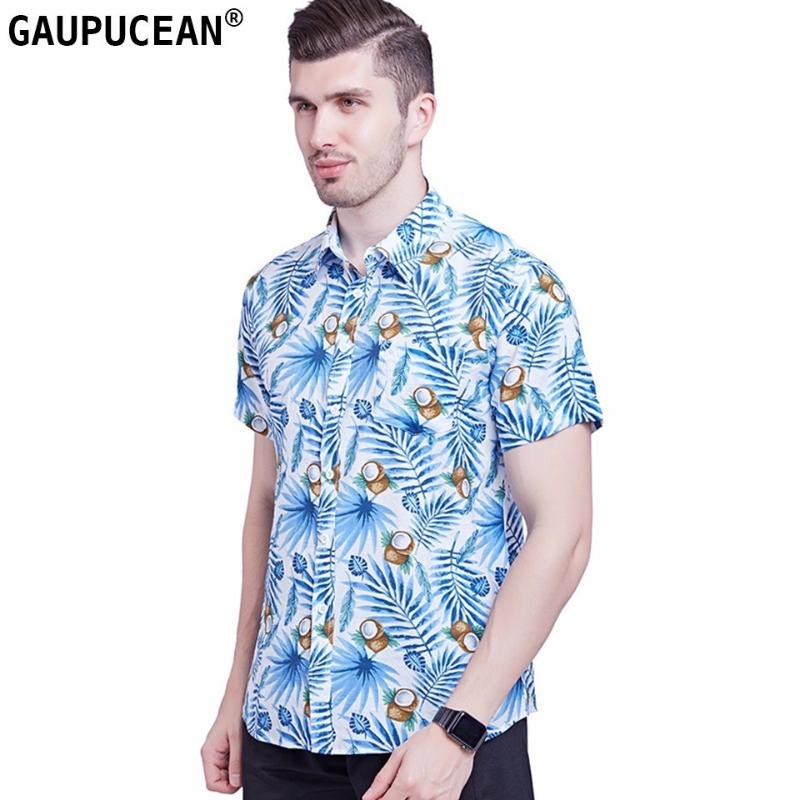 100% Cotton Men Short Sleeve Beach Shirt European US Size Plant Male Single Breasted Anti-static Soft Summer Man Casual Shirts, 12
100% Cotton Men Short Sleeve Beach Shirt European US Size Plant Male Single Breasted Anti-static Soft Summer Man Casual Shirts, 12
