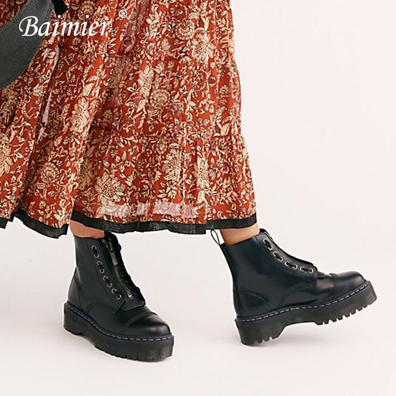 Baimier 2019 Winter Patent Leather Ankle Boots For Women Zipper Women Platform Boots Lace Up Street Style1, Black
Baimier 2019 Winter Patent Leather Ankle Boots For Women Zipper Women Platform Boots Lace Up Street Style1, Black