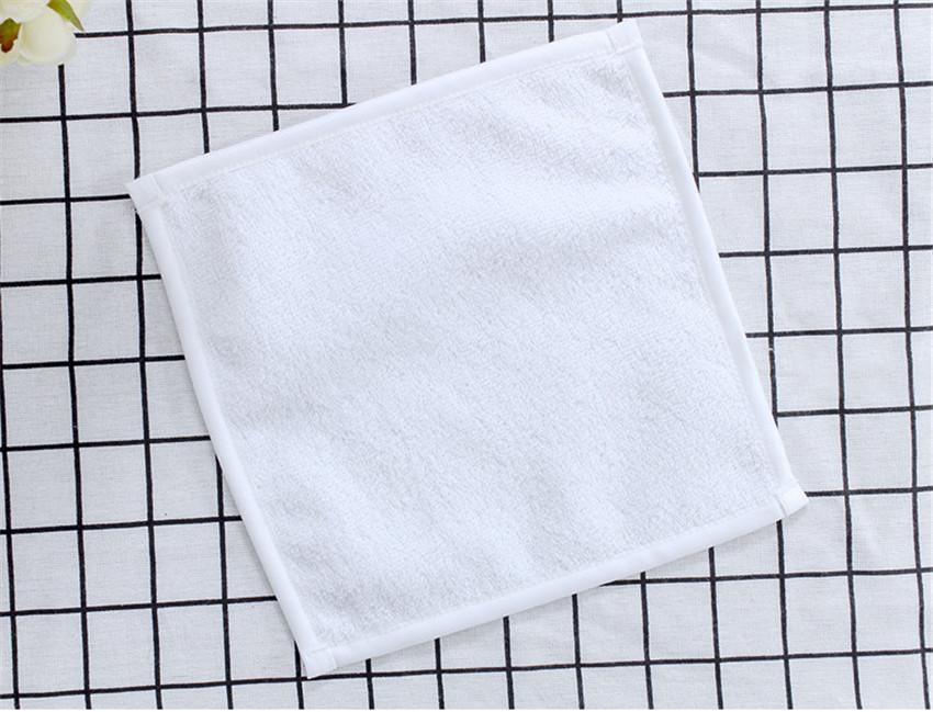 Blank Sublimation Towel Polyester Cotton 30*30cm Towel Blank White Square Towel DIY Printing Home Hotel Towels Soft Hand Towels