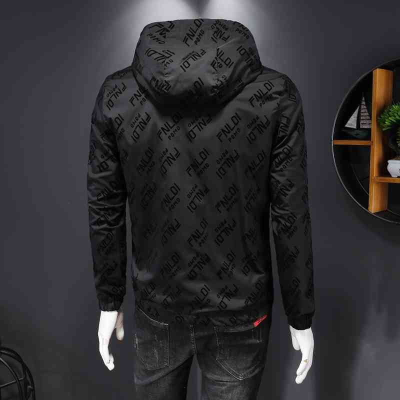 Men's Jackets Autumn fashion trendy men's letters cartoon print jacket youth slim hooded Korean B5H3, Black
Men's Jackets Autumn fashion trendy men's letters cartoon print jacket youth slim hooded Korean B5H3, Black