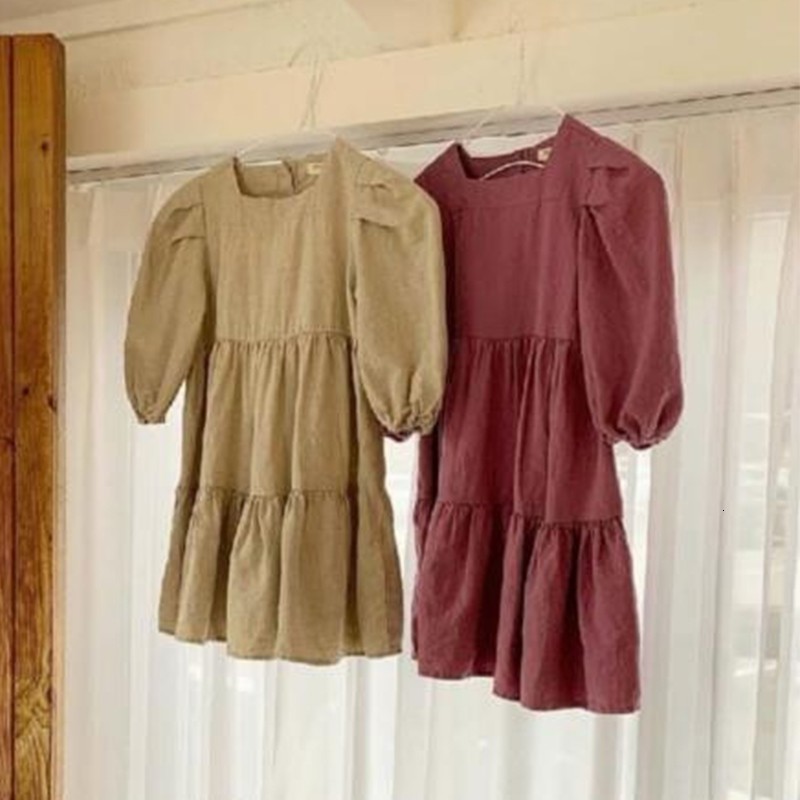 2021 Facejoyous Autumn New 1-6years Baby Ruffles Cotton Linen Long Sleeve Girl Princess Es Party Kids Clothes Fypd, Zxx19red
2021 Facejoyous Autumn New 1-6years Baby Ruffles Cotton Linen Long Sleeve Girl Princess Es Party Kids Clothes Fypd, Zxx19red