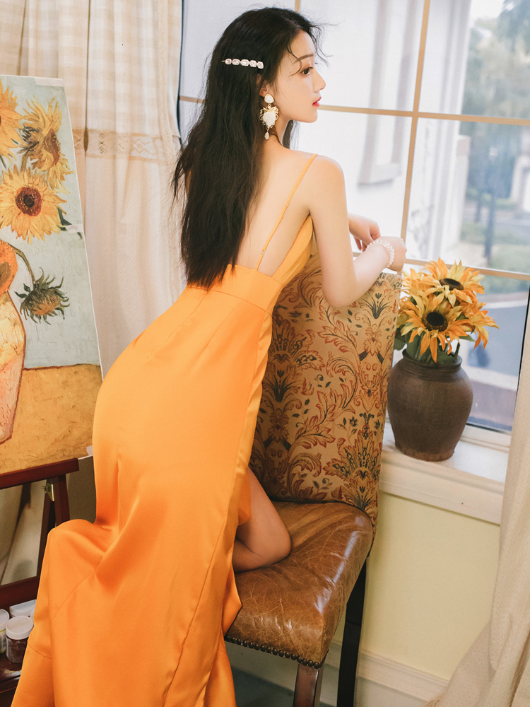 2021 Will See Yellow Ladies Dressed As Party Mermaid No Back Sleeves with Low-v Sexy Noble Trumpet Dress Women's Club Oaeu, Blue
2021 Will See Yellow Ladies Dressed As Party Mermaid No Back Sleeves with Low-v Sexy Noble Trumpet Dress Women's Club Oaeu, Blue