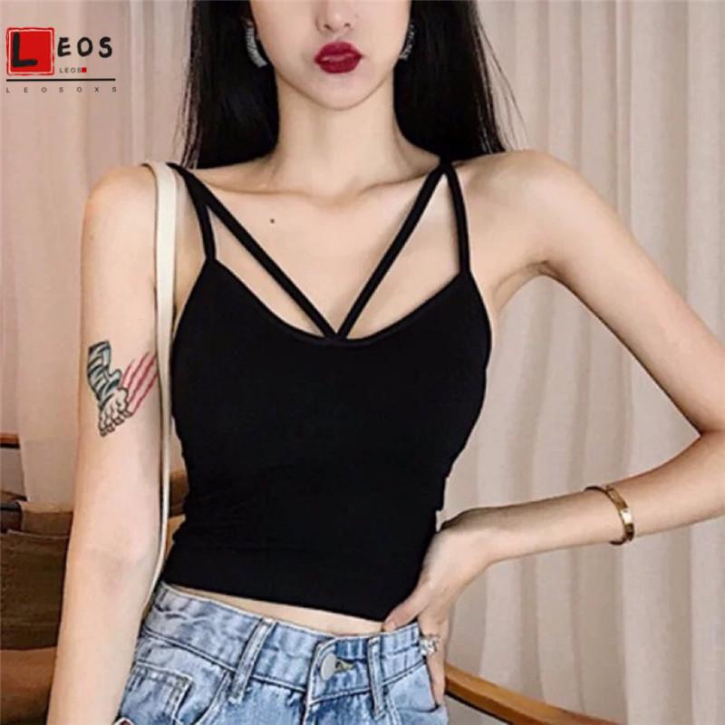 Women Sexy Bra Vest Cross Sling Backless Crop Top Padded Slim Underwear Beauty Back Tank Top for Girls Fashion New Lingerie, Black
Women Sexy Bra Vest Cross Sling Backless Crop Top Padded Slim Underwear Beauty Back Tank Top for Girls Fashion New Lingerie, Black