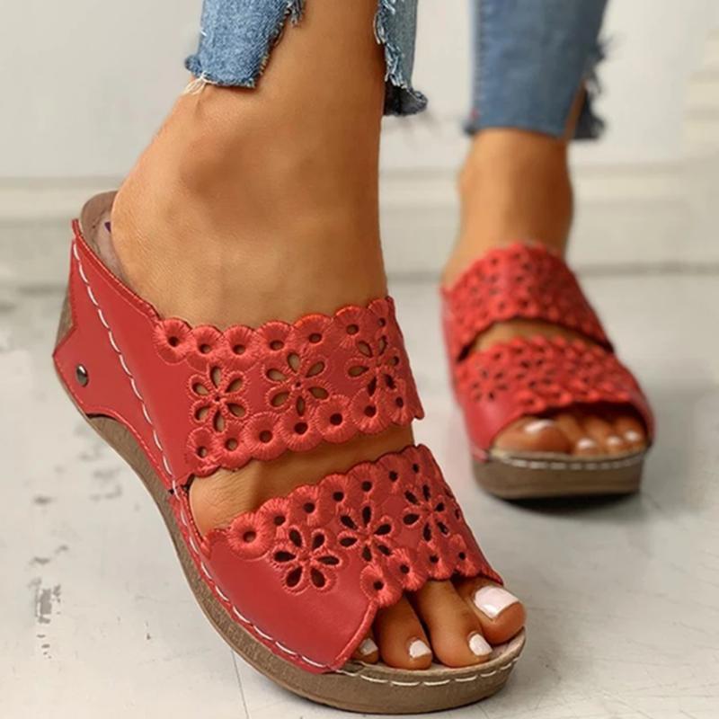Women Summer Shoes Cutout Flower Platform Sandals Women Wedges Shoes Chunky Casual Ladies Sandals Footwear Plus Size, Black
Women Summer Shoes Cutout Flower Platform Sandals Women Wedges Shoes Chunky Casual Ladies Sandals Footwear Plus Size, Black