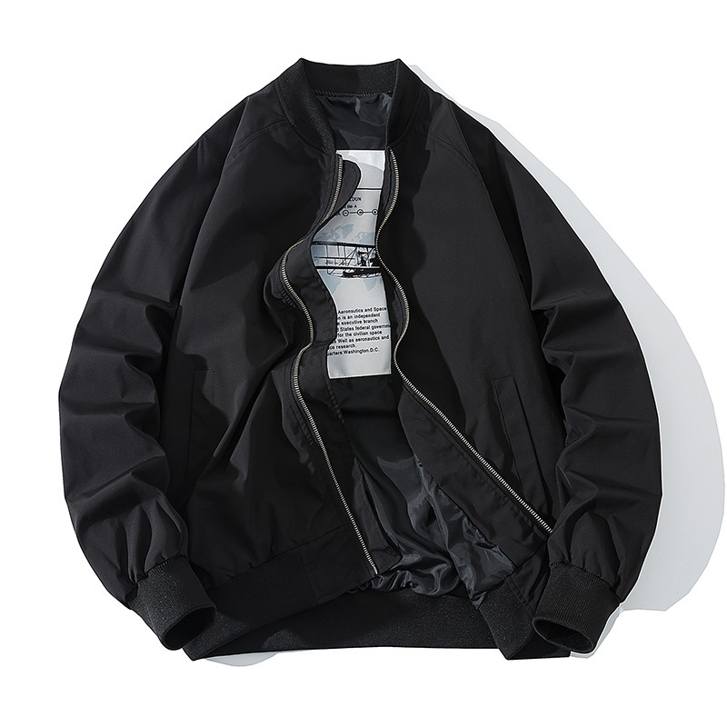2021 New Solid Male Baseball Casual Spring Jacket College Streetwear Young Couple Black White Designer Mfkr G1F5
2021 New Solid Male Baseball Casual Spring Jacket College Streetwear Young Couple Black White Designer Mfkr G1F5
