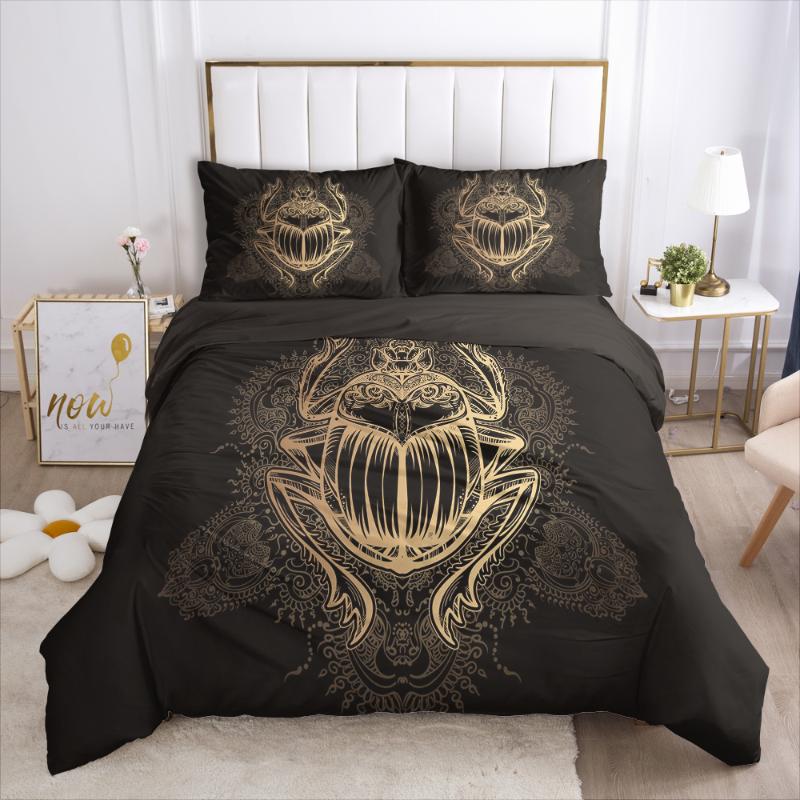 Custom Bedding Set 3D HD Black Golden Single Queen King Size Comforter Duvet Cover Pillowcases Home Textile Drop Ship, Black 053-black-d
Custom Bedding Set 3D HD Black Golden Single Queen King Size Comforter Duvet Cover Pillowcases Home Textile Drop Ship, Black 053-black-d