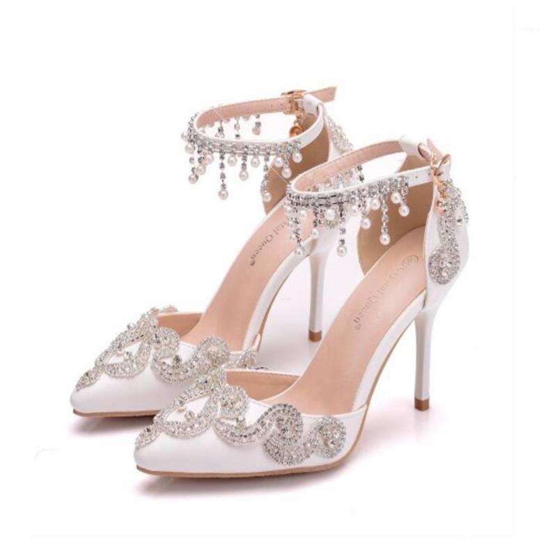 PCUAN sandals for women bride wedding shoes high heels for ladies party pointed rhinestone crystal shoes high heels1, 9.5cm
PCUAN sandals for women bride wedding shoes high heels for ladies party pointed rhinestone crystal shoes high heels1, 9.5cm