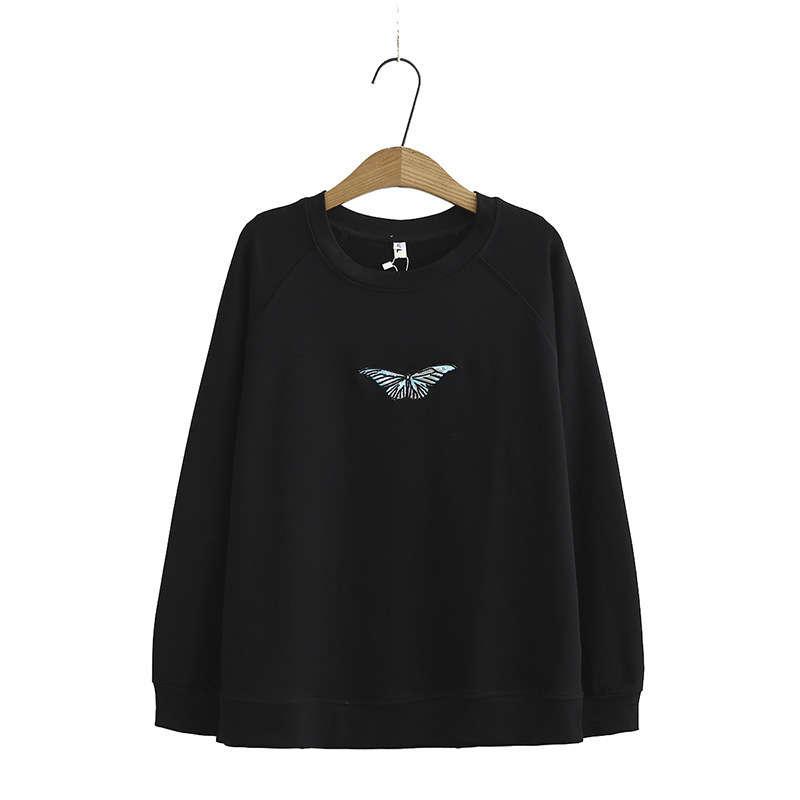 Green Size Plus Female Hoodies Long Spring New Pullovers Butterfly Embroidered Vintage Outerwear Jtav, Black
Green Size Plus Female Hoodies Long Spring New Pullovers Butterfly Embroidered Vintage Outerwear Jtav, Black