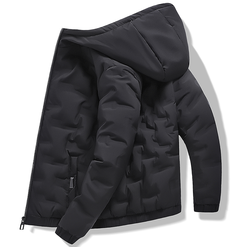 Hooded Down Jacket Men Winter Men's White Duck Down Jacket Coat Casual Thick Warm Overcoat Winter Parkas Men Streetwear 201120