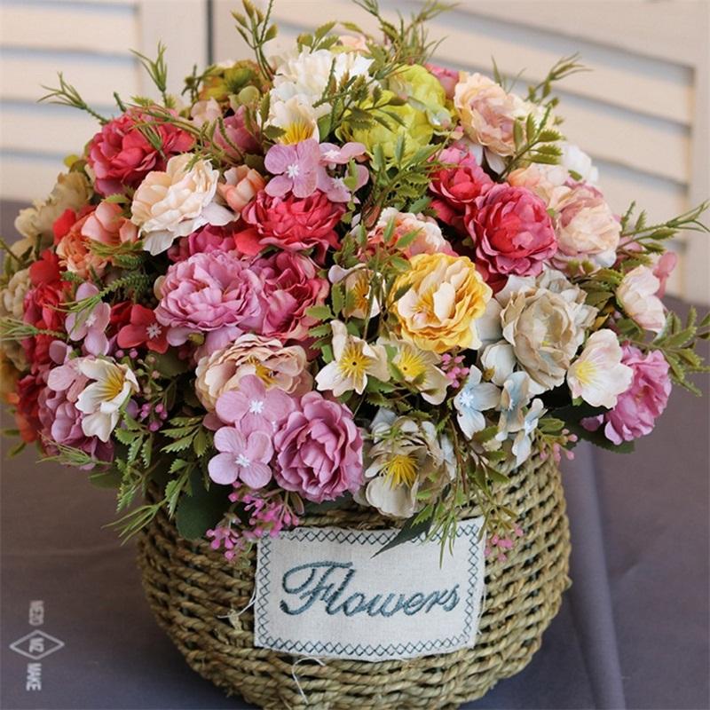 1pcs/lot Artificial Peony Silk Plastic Flower Bouquets 10 Heads For Home Table Wedding Supplies Vases Arrangements Fake Flowers, Pink
1pcs/lot Artificial Peony Silk Plastic Flower Bouquets 10 Heads For Home Table Wedding Supplies Vases Arrangements Fake Flowers, Pink