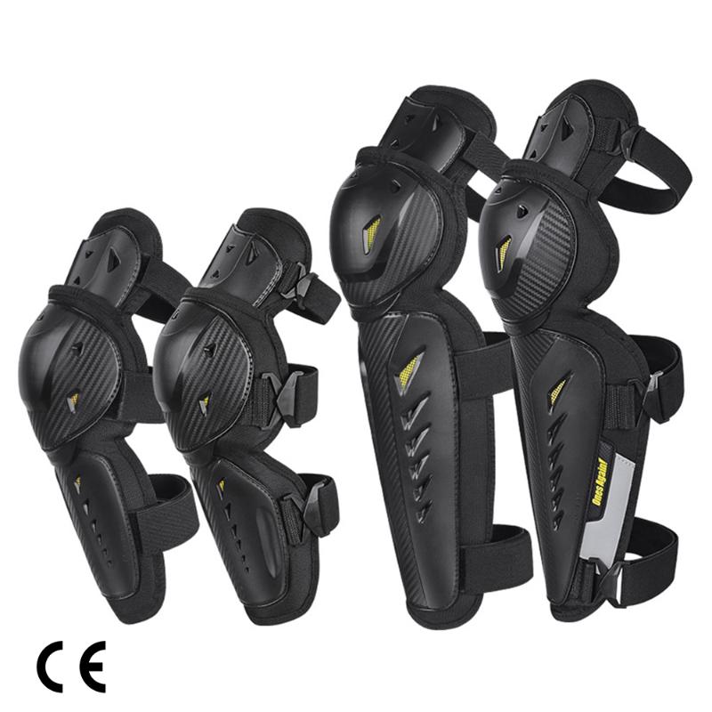 Motorcycle Elbow & Knee Pads Set Knee Protector Moto Motocross Protective Gear Guards Suit Kneepad CE EN1621-1
Motorcycle Elbow & Knee Pads Set Knee Protector Moto Motocross Protective Gear Guards Suit Kneepad CE EN1621-1