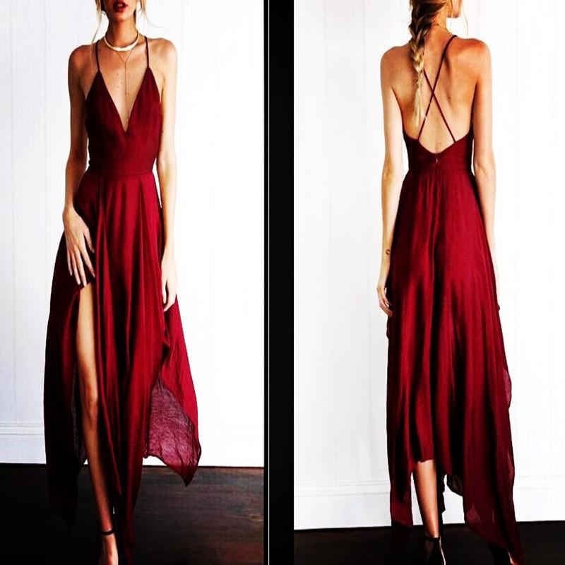 LEOSOXS New Summer Solid Sexy Deep V Neck Women' Maxi Dress Fashion Backless Spaghetti Strips Irregular Party Ladies Midi Dress, Black
LEOSOXS New Summer Solid Sexy Deep V Neck Women' Maxi Dress Fashion Backless Spaghetti Strips Irregular Party Ladies Midi Dress, Black