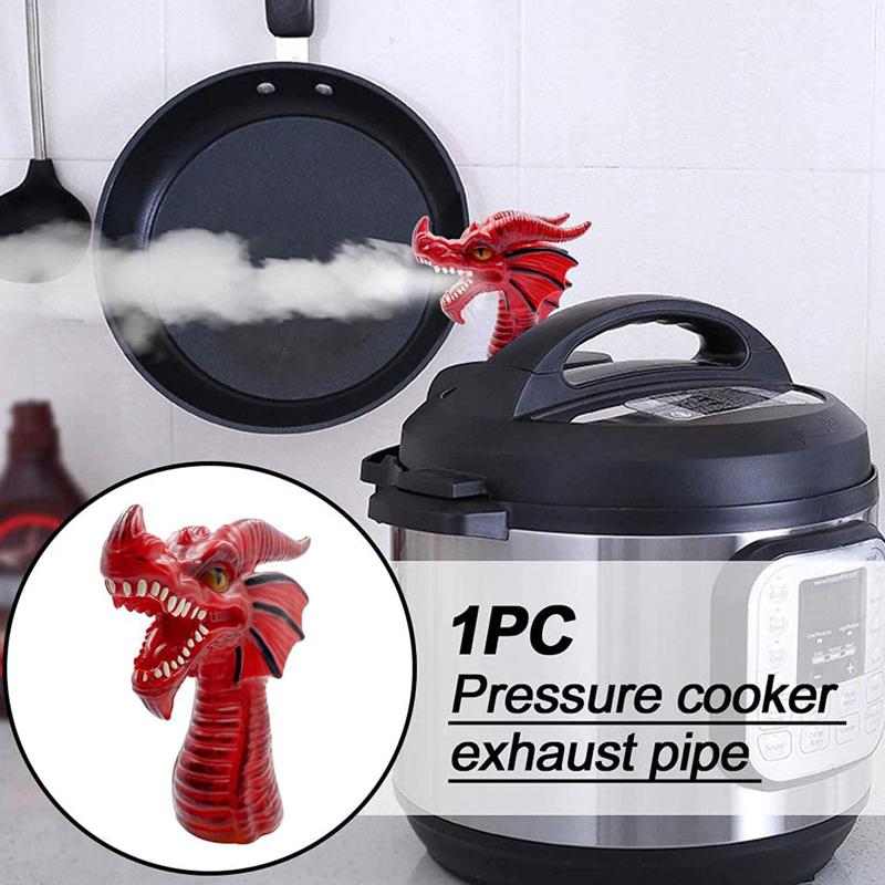 Steam Diverter Kitchen Silicone Steam Valve Pressure Release Solid Colour Simple Tool For Pressure-Cooker Black/Red
Steam Diverter Kitchen Silicone Steam Valve Pressure Release Solid Colour Simple Tool For Pressure-Cooker Black/Red