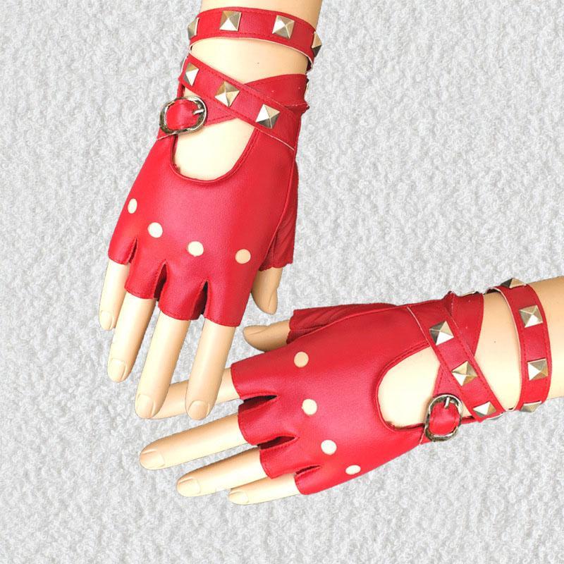 Five Fingers Gloves Ly 1 Pair Half Finger PU Leather Rock Punk Style Rivet Fingerless Motorcycle DO991
Five Fingers Gloves Ly 1 Pair Half Finger PU Leather Rock Punk Style Rivet Fingerless Motorcycle DO991