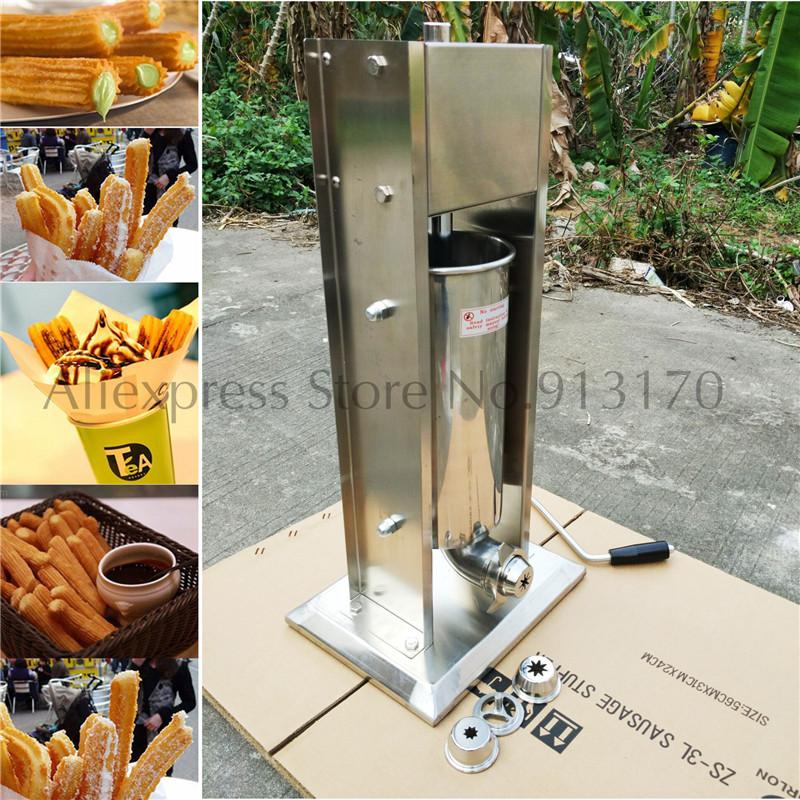 Manual Churros Machine 5L Commercial Stainless Steel Churro Maker Vertival Type and Horizontal Type
Manual Churros Machine 5L Commercial Stainless Steel Churro Maker Vertival Type and Horizontal Type