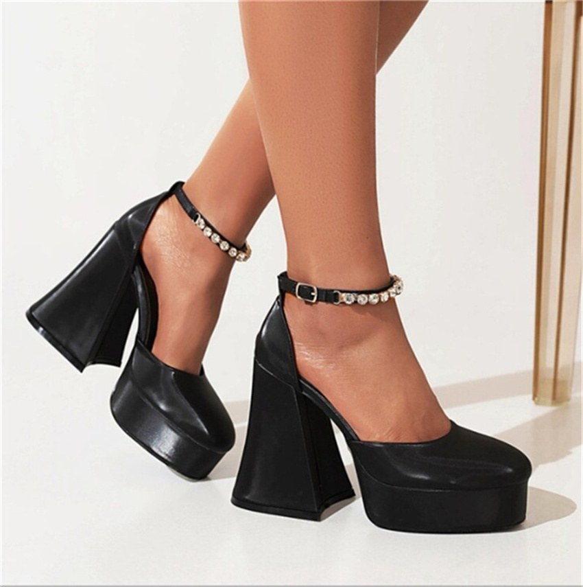 2022 Woman Crystal Double Platform Pump Dress Shoe Lady Fashion Luxurys Designers Round Toe High Heel PU Sandal Rhinestone Shoes EU35-43
2022 Woman Crystal Double Platform Pump Dress Shoe Lady Fashion Luxurys Designers Round Toe High Heel PU Sandal Rhinestone Shoes EU35-43