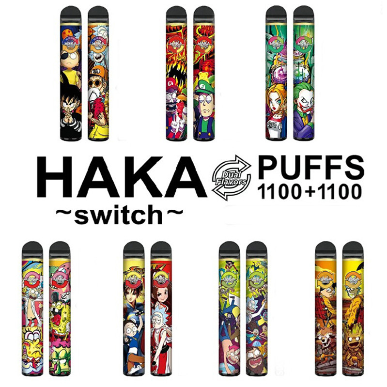 Original Haka SWITCH 2 IN 1 DISPOSABLE Pod Device Kit 950mAh Battery 2200 Puffs Prefilled Cartridges Double Vape Pen Vs Bar Plus
Original Haka SWITCH 2 IN 1 DISPOSABLE Pod Device Kit 950mAh Battery 2200 Puffs Prefilled Cartridges Double Vape Pen Vs Bar Plus
