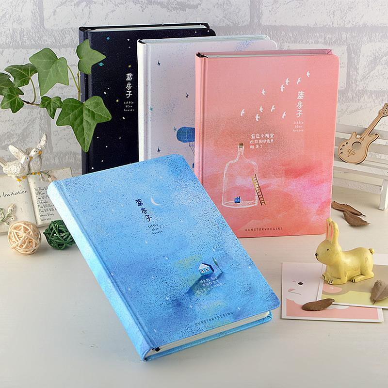 Creative trend Color Pages A5 Notebook Little Blue House Diary Book Hardcover diary Korea Stationery School Supplies
Creative trend Color Pages A5 Notebook Little Blue House Diary Book Hardcover diary Korea Stationery School Supplies