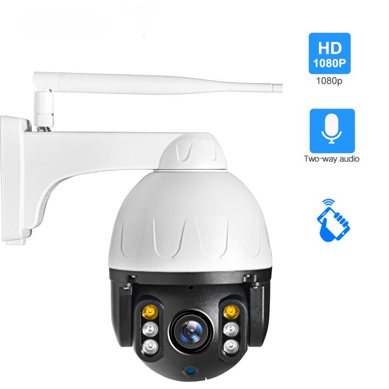 Cloud 1080P Outdoor PTZ IP Camera WIFI Speed Dome Auto Tracking Camera 4X Digital Zoom 2MP Onvif IR CCTV Security 
Cloud 1080P Outdoor PTZ IP Camera WIFI Speed Dome Auto Tracking Camera 4X Digital Zoom 2MP Onvif IR CCTV Security