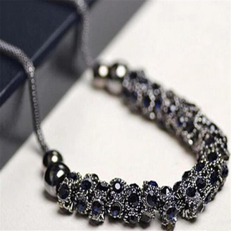 Ahmed Jewelry New Shiny Good quality Navy blue Crystal Choker Necklace For Woman Girl trend Necklaces & Pendants Gift NM281
Ahmed Jewelry New Shiny Good quality Navy blue Crystal Choker Necklace For Woman Girl trend Necklaces & Pendants Gift NM281